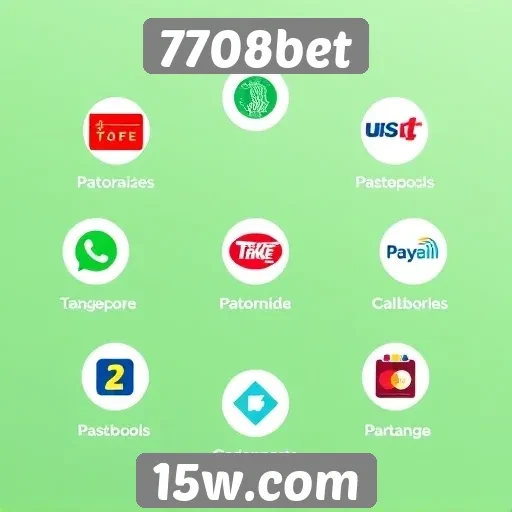 Métodos de pagamento no site de apostas 7708bet